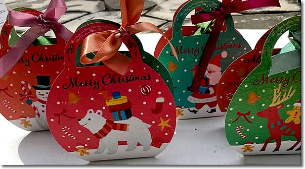 サンタが町にやってきた